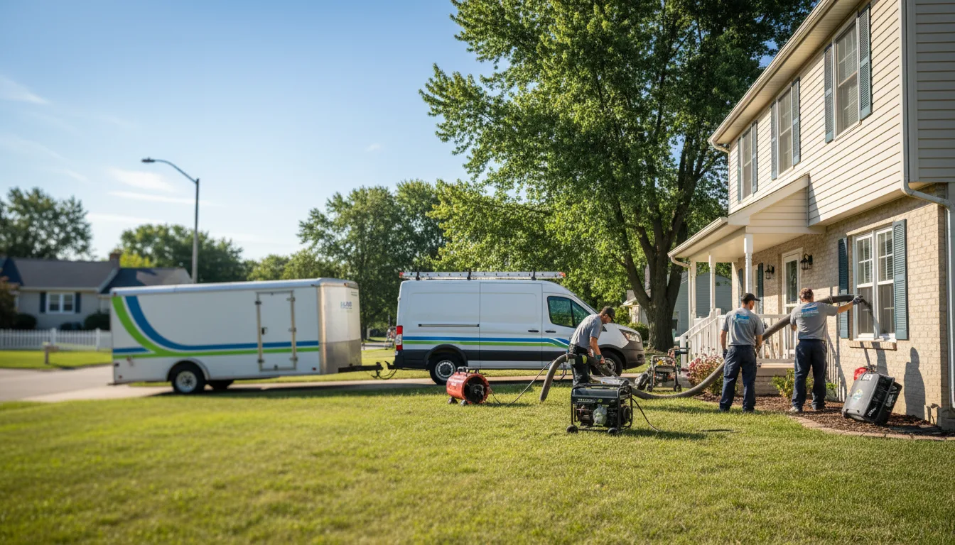 Flooded Basement Restoration And Cleanup With Repair in Kinsman, IL near me